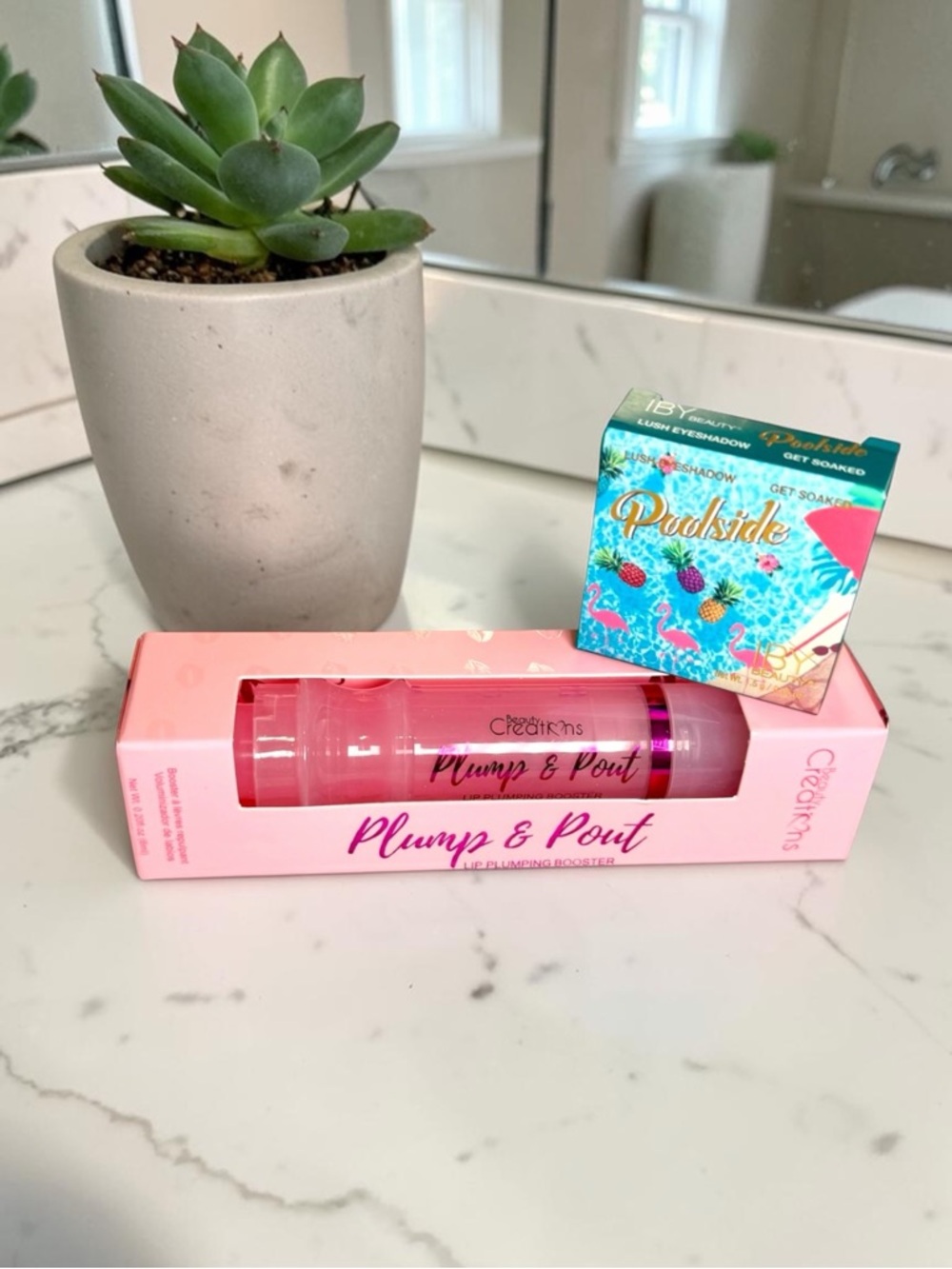 IBY "Get Soaked" Eyeshadow and Plump & Pout Lip Plumping Booster